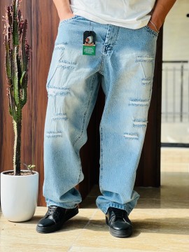 شلوار جین بگ سایز بزرگ کد 3407